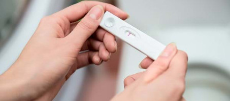 Positive pregnancy test